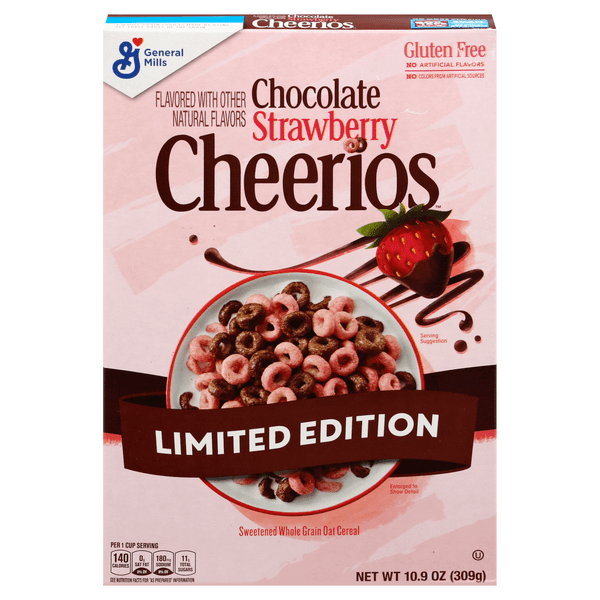 Save on Cheerios Cereal Chocolate Strawberry Gluten Free Limited