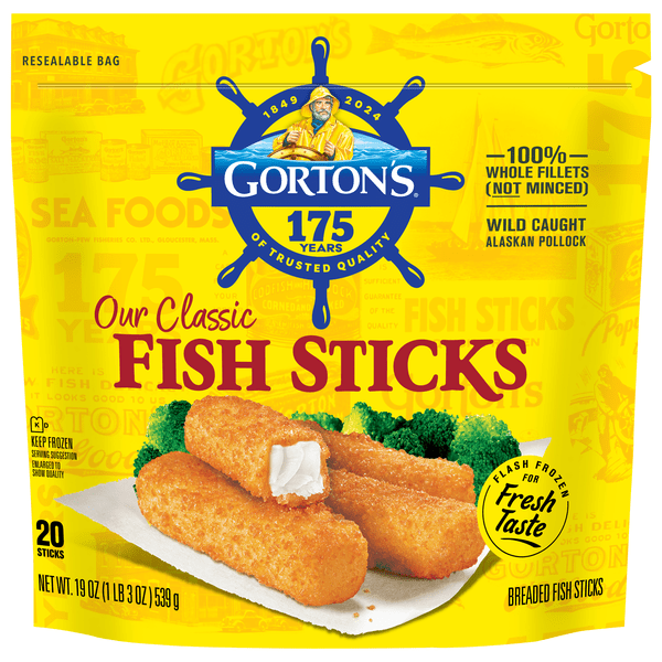 Save on Gorton's Breaded Fish Sticks 20 ct Frozen Order Online