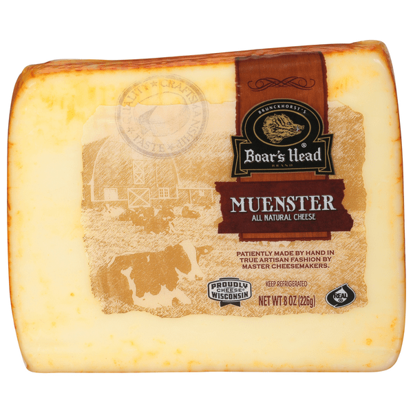 Save on Boar's Head Natural Muenster Cheese Block Order Online Delivery GIANT