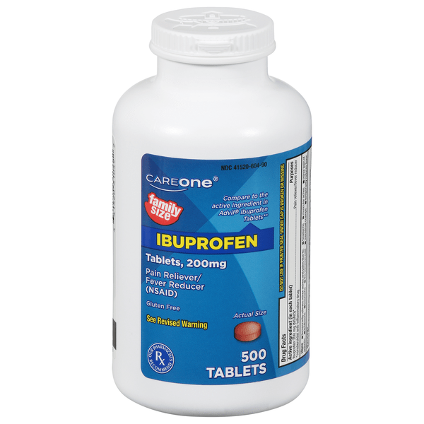 Save on CareOne Ibuprofen Pain Relief 200 mg Tablets Gluten Free Order