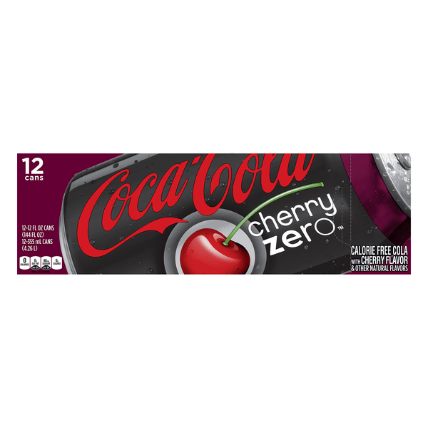 Save on CocaCola Zero Cherry 12 pk Order Online Delivery MARTIN'S