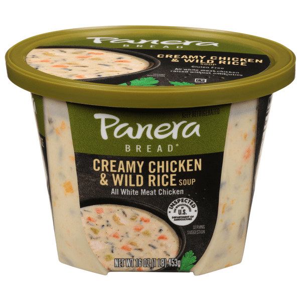 Save on Panera Bread Creamy Chicken & Wild Rice Soup Order Online