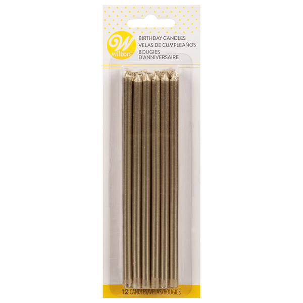 Save on Wilton Birthday Candles Gold Order Online Delivery GIANT