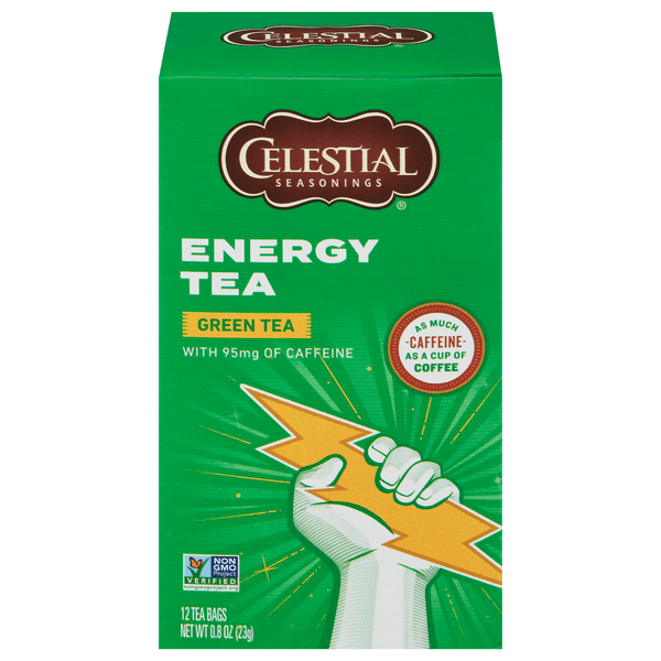 Save on Celestial Seasonings Energy Tea Bags Green Tea with 95mg of
