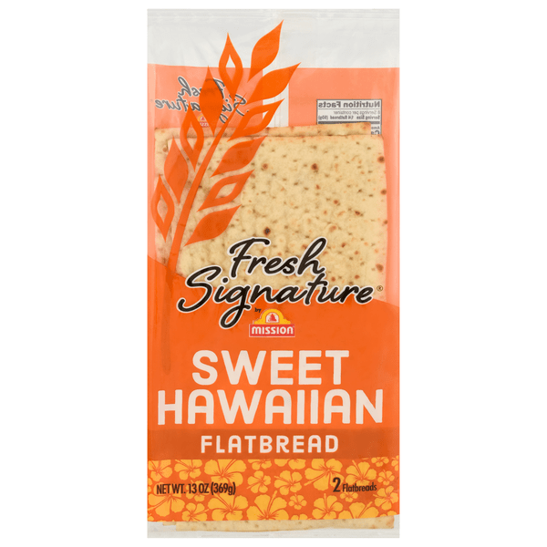 Save on Mission Fresh Signature Sweet Hawaiian Flatbread 2 ct Order