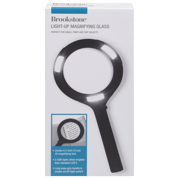 Save on Brookstone LightUp Magnifying Glass Order Online Delivery