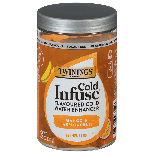 Save on Twinings Cold Infuse Flavored Water Enhancer Mango/Passionfruit