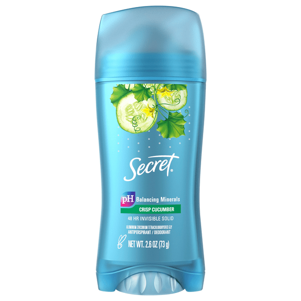Save on Secret Antiperspirant Deodorant Crisp Cucumber Invisible Solid