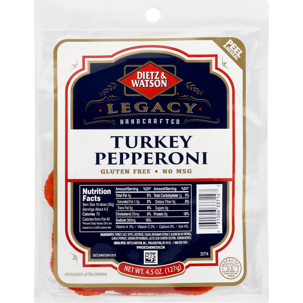 Save on Dietz & Watson Turkey Pepperoni Order Online Delivery GIANT