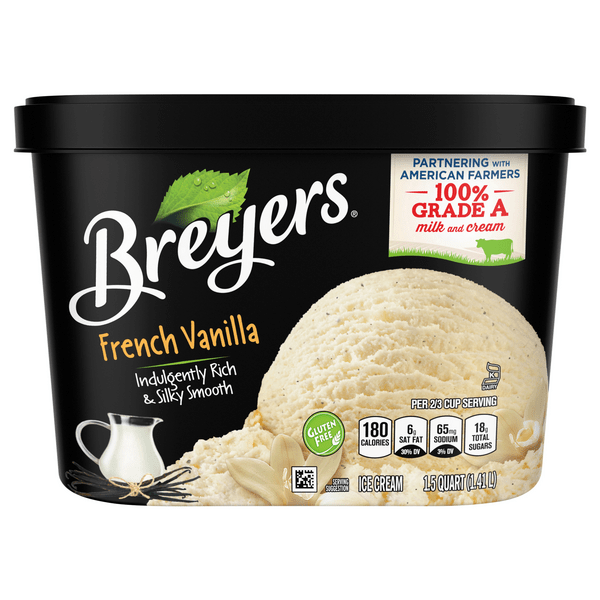 Save on Breyers Ice Cream French Vanilla Order Online Delivery Food Lion