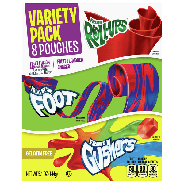 Save on General Mills Fruit RollUps/Fruit by the Foot/Gushers Variety