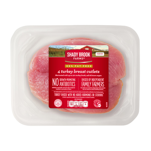Save on Shady Brook Farms Turkey Breast Cutlets 98 Fat Free 4 ct Order Online Delivery MARTIN'S