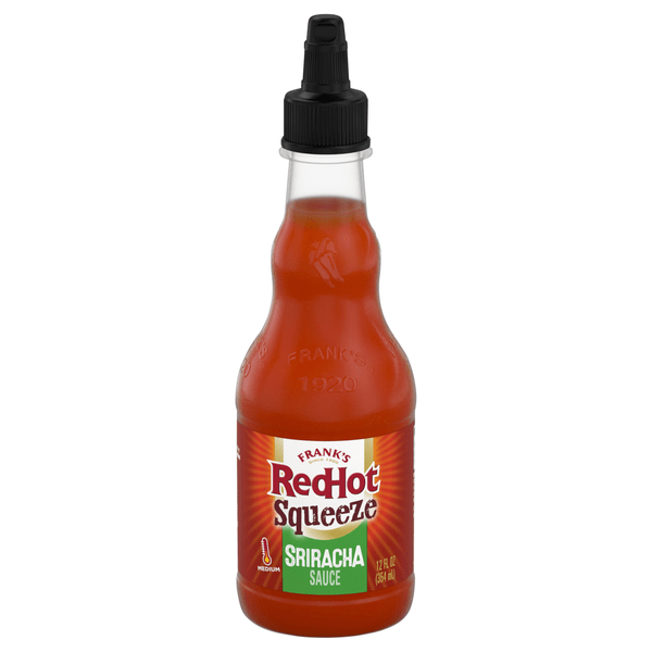 Save on Frank's RedHot Squeeze Medium Sriracha Hot Sauce Order Online