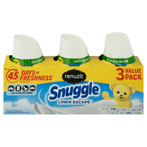 Save on Renuzit Snuggle Linen Escape Gel Air Freshener 3 ct Order Online Delivery Food Lion