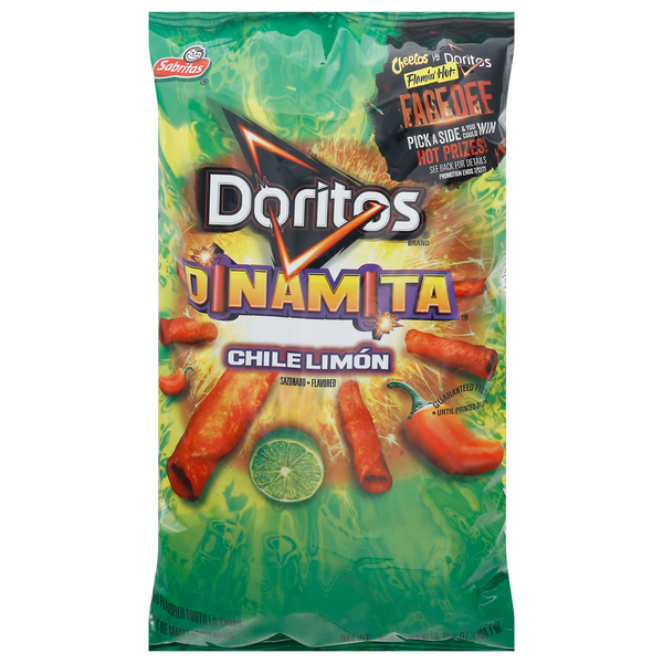 Save on Doritos Dinamita Rolled Tortilla Chips Chile Limon Order Online