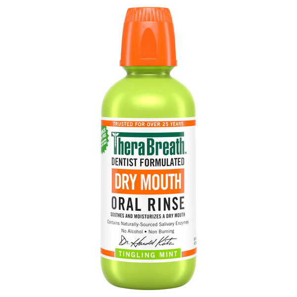 Save on TheraBreath Dry Mouth Oral Rinse Tingling Mint Order Online