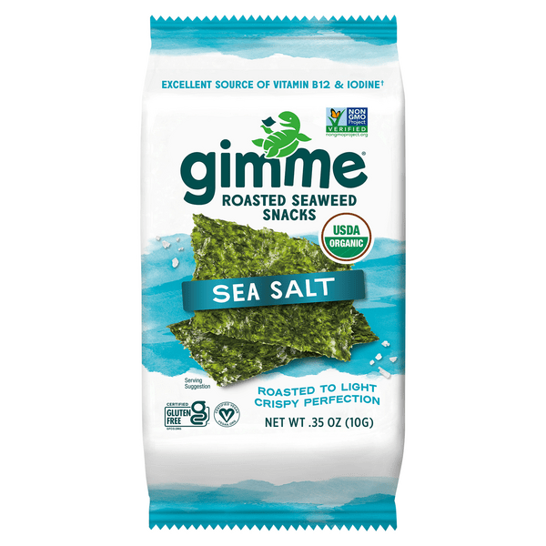 Save on gimMe Roasted Seaweed Snacks Sea Salt Organic Order Online