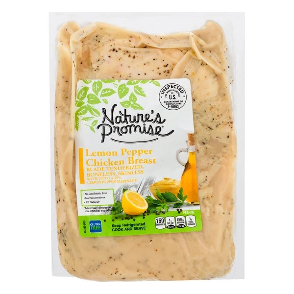 Save on Nature's Promise Marinated Chicken Breast Lemon Pepper Order