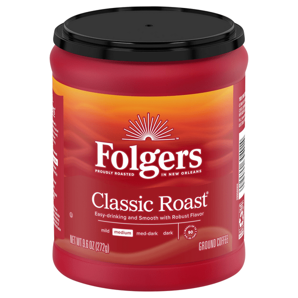 Save on Folgers Classic Roast Medium Coffee (Ground) Order Online