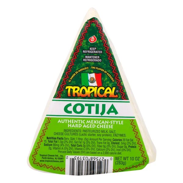 Save on Tropical Aged Hard Cotija Cheese Wedge Order Online Delivery