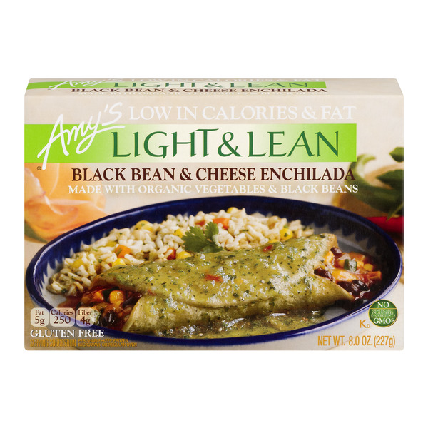 Save on Amy's Light & Lean Black Bean & Cheese Enchilada Organic Order