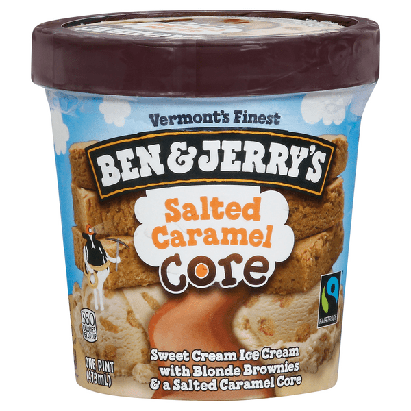 Save on Ben & Jerry's Ice Cream Salted Caramel Core Order Online