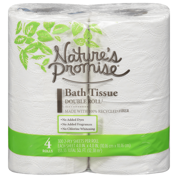 Save on Nature's Promise Double Roll 2Ply Toilet Paper Order Online