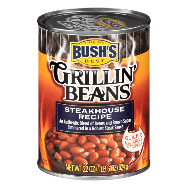 Save on Bush's Best Grillin' Beans Steakhouse Recipe Order Online