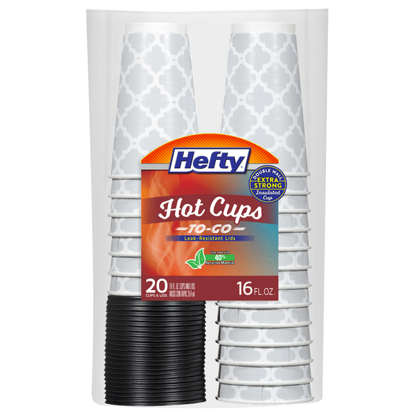 Save on Hefty To Go Hot Cups & Lids 16 oz Order Online Delivery Stop