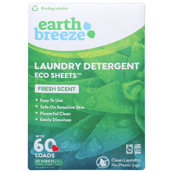 Save on Earth Breeze Laundry Detergent Eco Sheets Fresh Scent Order