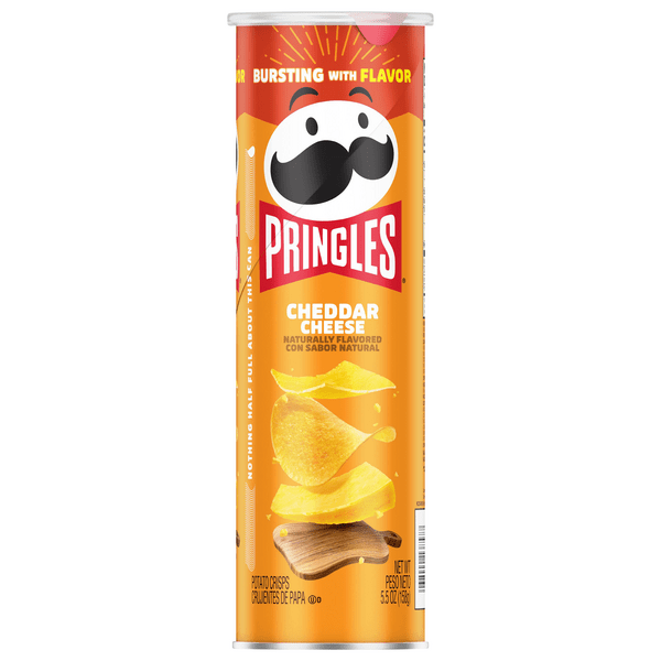 Save on Pringles Potato Crisps Chips Cheddar Cheese Order Online