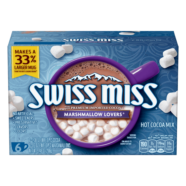 Save on Swiss Miss Hot Cocoa Mix Marshmallow Lovers 6 ct Order Online