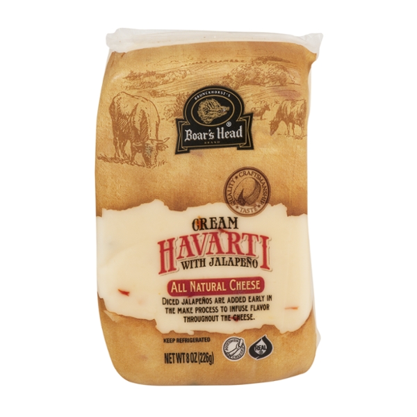 Save on Boar's Head Havarti Cheese with Jalapeno Chunk Order Online