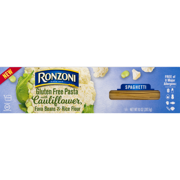 Save on Ronzoni Spaghetti with Cauliflower Fava Beans
