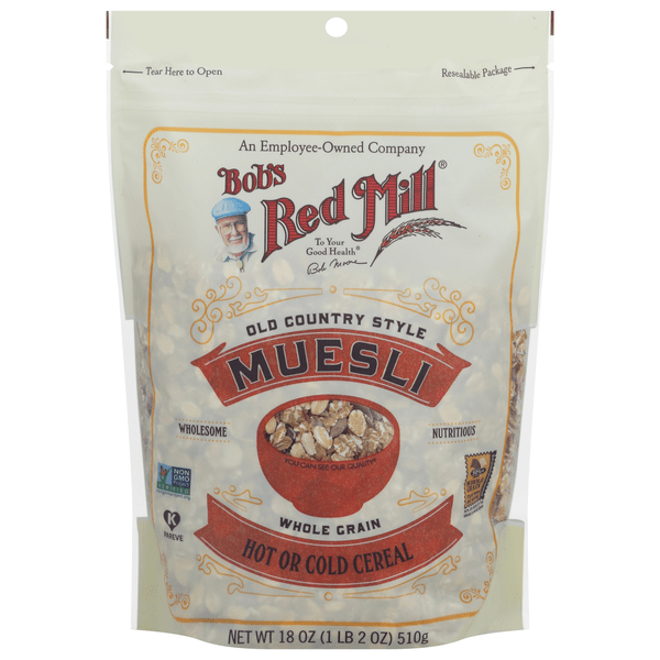 Save on Bob's Red Mill Muesli Old Country Style Hot or Cold Cereal