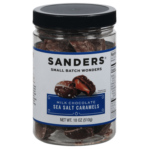 Save on Sanders Milk Chocolate Sea Salt Caramels Order Online Delivery