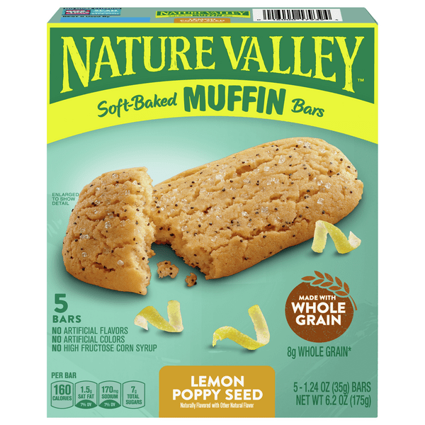 Save on Nature Valley SoftBaked Muffin Bar Lemon Poppy Seed 5 ct