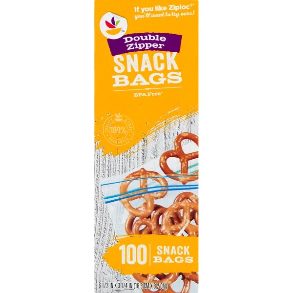 Save on Stop & Shop Snack Bags Double Zipper Order Online Delivery Stop & Shop
