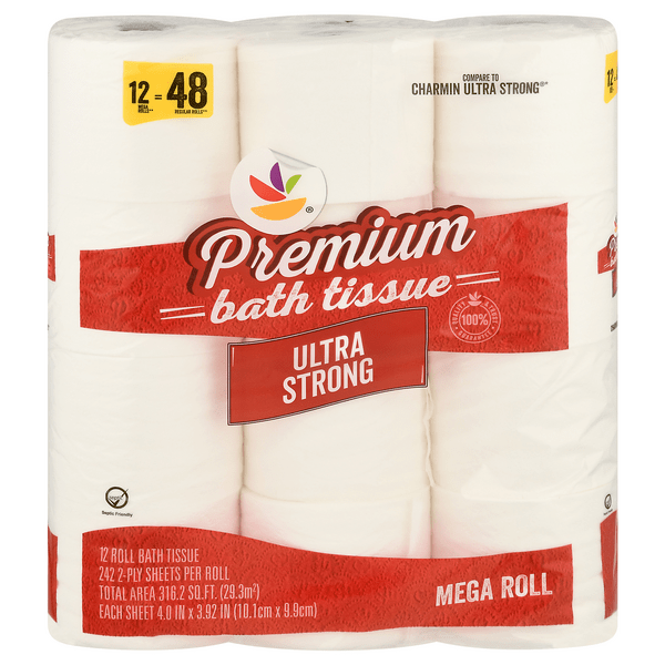 Save on Stop & Shop Premium Ultra Strong Mega Roll 2Ply Toilet Paper