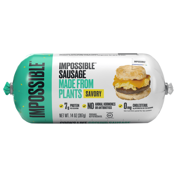 Save on Impossible Sausage Made From Plants Savory Order Online