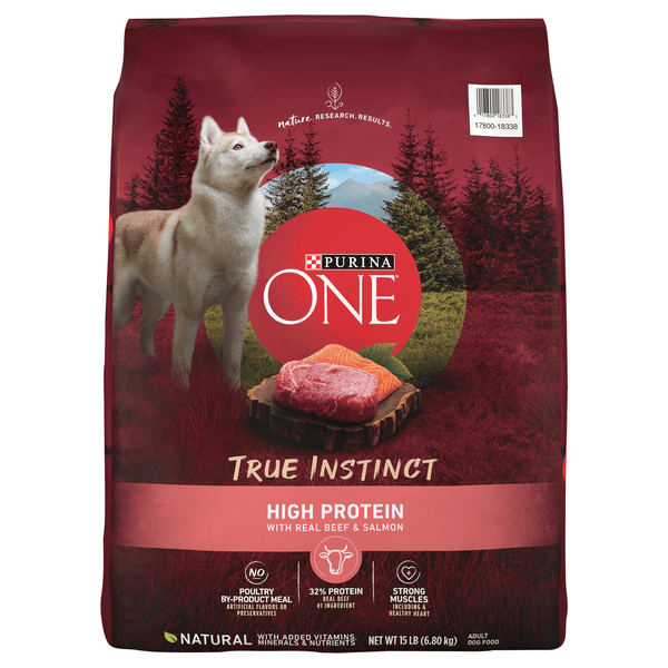 Save on Purina ONE True Instinct Adult Dry Dog Food Beef & Salmon