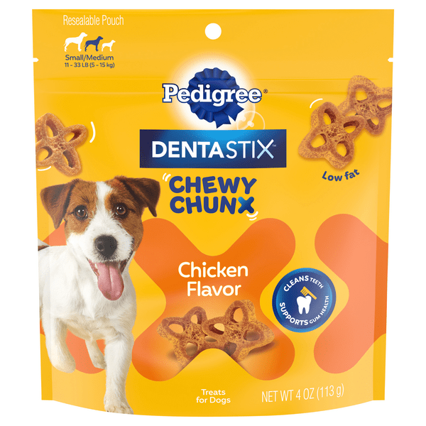 Save on Pedigree DENTASTIX Chewy Chunx Treats for Dogs Small/Medium