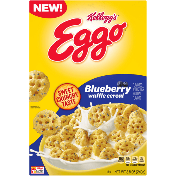 Save on Kellogg's Eggo Breakfast Waffle Cereal Blueberry Order Online