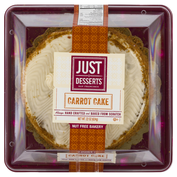 Save On Just Desserts Carrot Cake With Cream Cheese Frosting Order