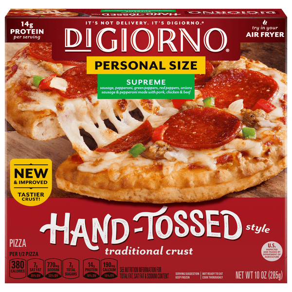 Save on DiGiorno Pizza Supreme Traditional Crust Personal Size Order