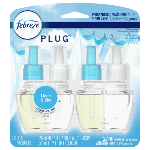 Save on Febreze Plug Linen & Sky Scented Oil Refill Order Online