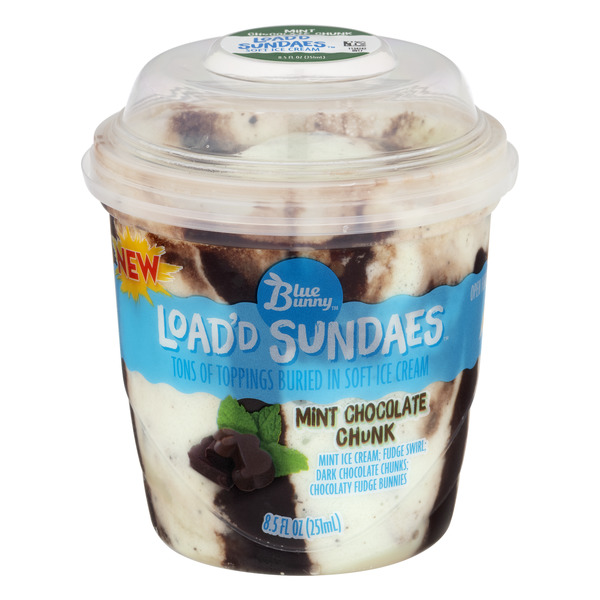 Save on Blue Bunny Load'd Sundaes Mint Chocolate Chunk Order Online