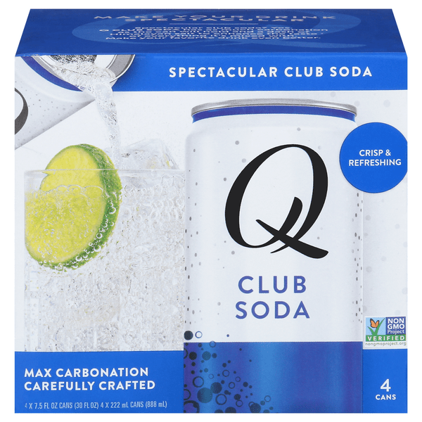 Save on Q Spectacular Club Soda 4 pk Order Online Delivery Giant