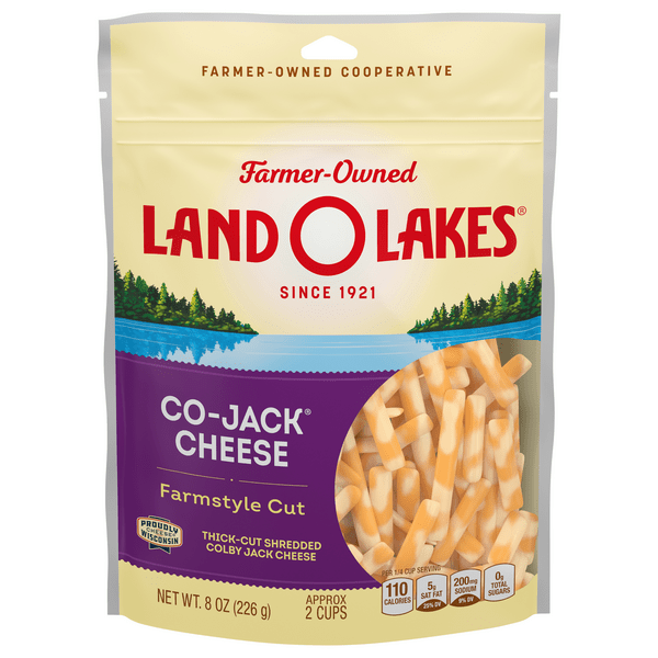 Save on Land O Lakes CoJack Cheese Farmstyle Cut Shredded Order Online