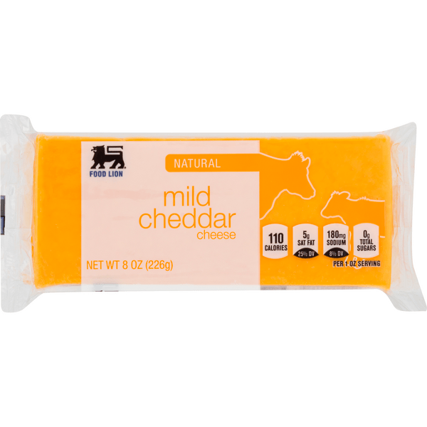 Save on Food Lion Cheese Cheddar Mild Natural Order Online Delivery